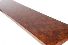 Mid Century Modern Faux Tortoise Shell Parsons Hallway Table or Console Table - 2011844