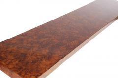Mid Century Modern Faux Tortoise Shell Parsons Hallway Table or Console Table - 2011845