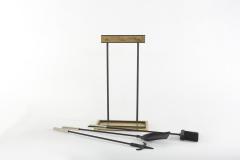 Mid Century Modern Fireplace Tool Set 4 Pieces - 2109054