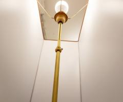 Mid Century Modern Floor Lamp in Brushed Chrome Agate - 2565834