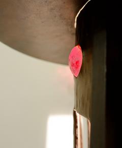 Mid Century Modern Floor Lamp in Metal Glass - 2631862