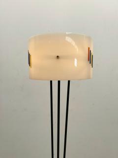 Mid Century Modern Floor Lamp in Plexiglass Marble - 2741682