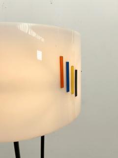 Mid Century Modern Floor Lamp in Plexiglass Marble - 2741685