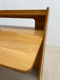 Mid Century Modern Foldable Wooden 6M Desk Chair Set - 2741743