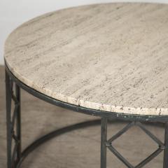 Mid Century Modern French Travertine Coffee Table - 3273273