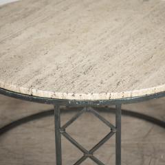 Mid Century Modern French Travertine Coffee Table - 3273276
