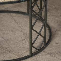 Mid Century Modern French Travertine Coffee Table - 3273280