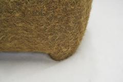 Mid Century Modern Fully Upholstered Lounge Chair and Ottoman Denmark 1950s - 2896391