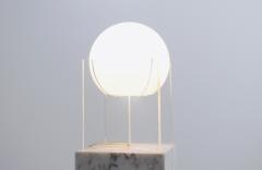 Mid Century Modern Geometric Lucite Globe Table Lamp - 3085059