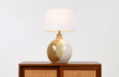 Mid Century Modern Glazed Ceramic Table Lamp - 2629917