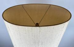 Mid Century Modern Gold Art Glass Table Lamp with Custom Shade - 3564213