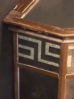 Mid Century Modern Greek Key Design All Mirrored Bar or Serving Station - 1210853