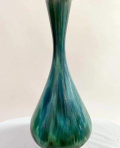Mid Century Modern Green Malachite Table Lamp - 2867279