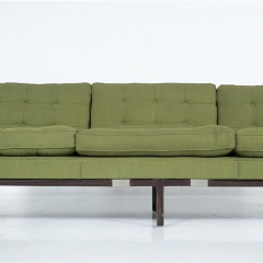 Mid Century Modern Green Modular Sofa Italy 1970s Orignal Upholstery - 3879418