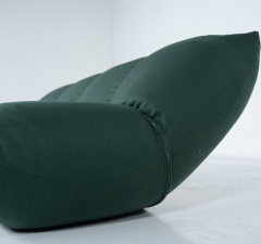 Mid Century Modern Green Papillon Sofa by Giovannetti Italy 1970s - 4299614