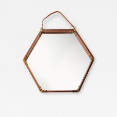 Mid Century Modern Hexagonal Mirror Italy 1960s - 2537095