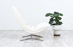 Mid Century Modern Imperial Lounge Chair with Boucle Wool by Selig - 2383303