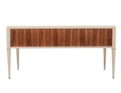 Mid Century Modern Inspired 2 Tone Walnut Writing Desk - 2725656