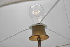 Mid Century Modern Iron and Brass Tripod Floor Lamp Europe 1950s - 3612642