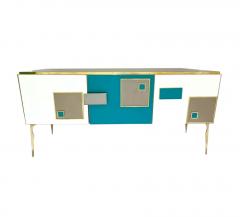 Mid Century Modern Italian Art Deco Style Sideboard Credenza Cabinet - 4553050