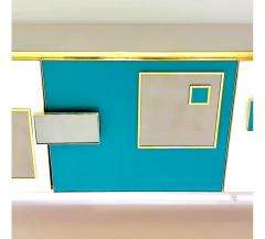 Mid Century Modern Italian Art Deco Style Sideboard Credenza Cabinet - 4553055