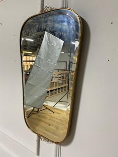 Mid Century Modern Italian Brass Mirror - 2631059