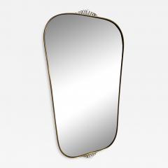 Mid Century Modern Italian Brass Mirror - 2636885