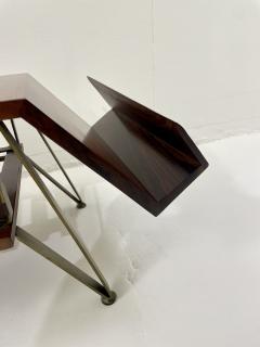 Mid Century Modern Italian Coffee Table with Magazine Rack - 2534730