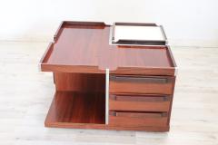 Mid Century Modern Italian Design Wooden Square Storage Coffee Table - 3785538