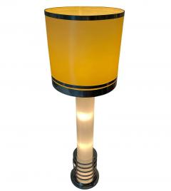 Mid Century Modern Italian Glass Floor Lamp in Art Deco Form - 2632162
