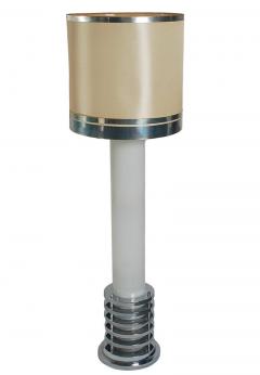 Mid Century Modern Italian Glass Floor Lamp in Art Deco Form - 2632163