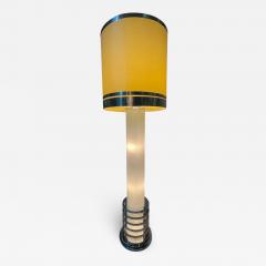 Mid Century Modern Italian Glass Floor Lamp in Art Deco Form - 2638815