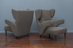 Mid Century Modern Italian Large Lounge Chairs - 1774621