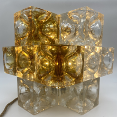 Mid Century Modern Italian Murano Glass Table Lamp by Albano Poli for Poliarte - 3756166