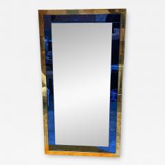 Mid Century Modern Italian Oversize Rectangular Wall Mirror Italy 1970 - 2015762