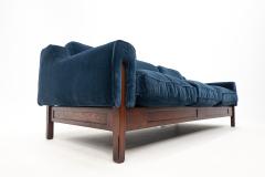 Mid Century Modern Italian Sofa in Blue Velvet - 2769521