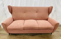 Mid Century Modern Italian Sofa in the Manner of Gio Ponti Italy 20th C  - 2925098