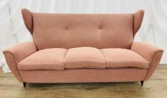 Mid Century Modern Italian Sofa in the Manner of Gio Ponti Italy 20th C  - 2925099