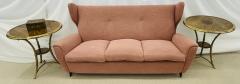 Mid Century Modern Italian Sofa in the Manner of Gio Ponti Italy 20th C  - 2925104