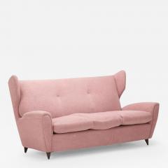Mid Century Modern Italian Sofa in the Manner of Gio Ponti Italy 20th C  - 2927748