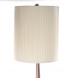 Mid Century Modern Italian Venetian Glass Ice Purple Gold Fleck Table Lamps - 4796037