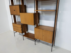 Mid Century Modern Italian Wooden Wall Unit 1960s - 3436266