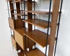 Mid Century Modern Italian Wooden Wall Unit 1960s - 3436267