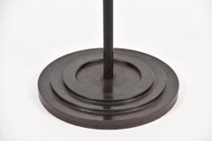 Mid Century Modern Italian black metal and chrome coat rack and umbrella stand - 1590420