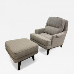Mid Century Modern Lounge Chair and Ottoman by Roger Sprunger for Dunbar - 3479288