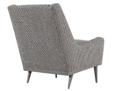 Mid Century Modern Lounge Chair in Gray Lacquer - 2726978