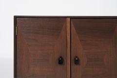 Mid Century Modern Low Profile Credenza in Walnut C 1950s - 2987147