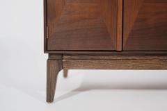 Mid Century Modern Low Profile Credenza in Walnut C 1950s - 2987148