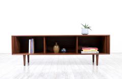 Mid Century Modern Low Profile Tambour Door Credenza - 3022178