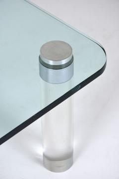 Mid Century Modern Lucite and Glass Coffee Table - 3044949